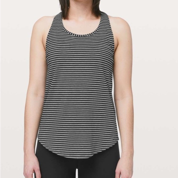Lululemon Love Tank *Pleated
Modern Stripe Heathered Black White - Picture 1 of 6
